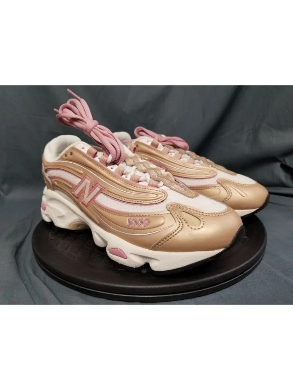 New Balance 1000 White Gold Pink M1000FLP Womens Size 6.5 NEW NO BOX!